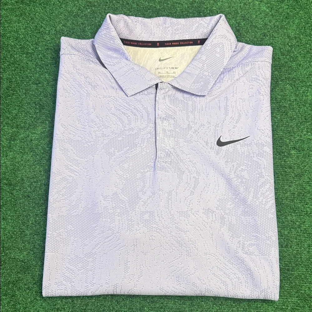 Tiger Woods Collection by Nike ADV Dri-Fit Polo (Light Blue/ Size XL) - Picture 1 of 7